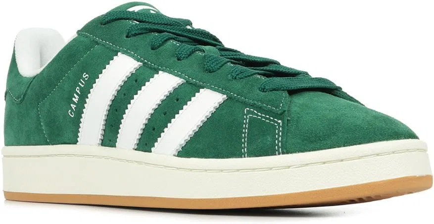 Кроссовки мужские adidas Originals Campus 00s, темно-зеленый, белый, оранжевый — фото 3