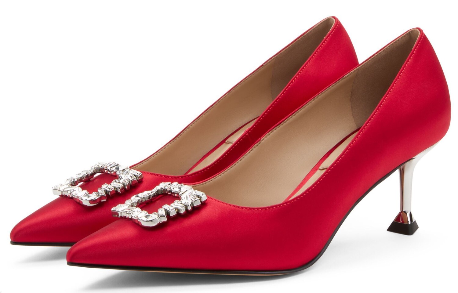 Высокие каблуки женские красные красные Charles&Keith — фото 3