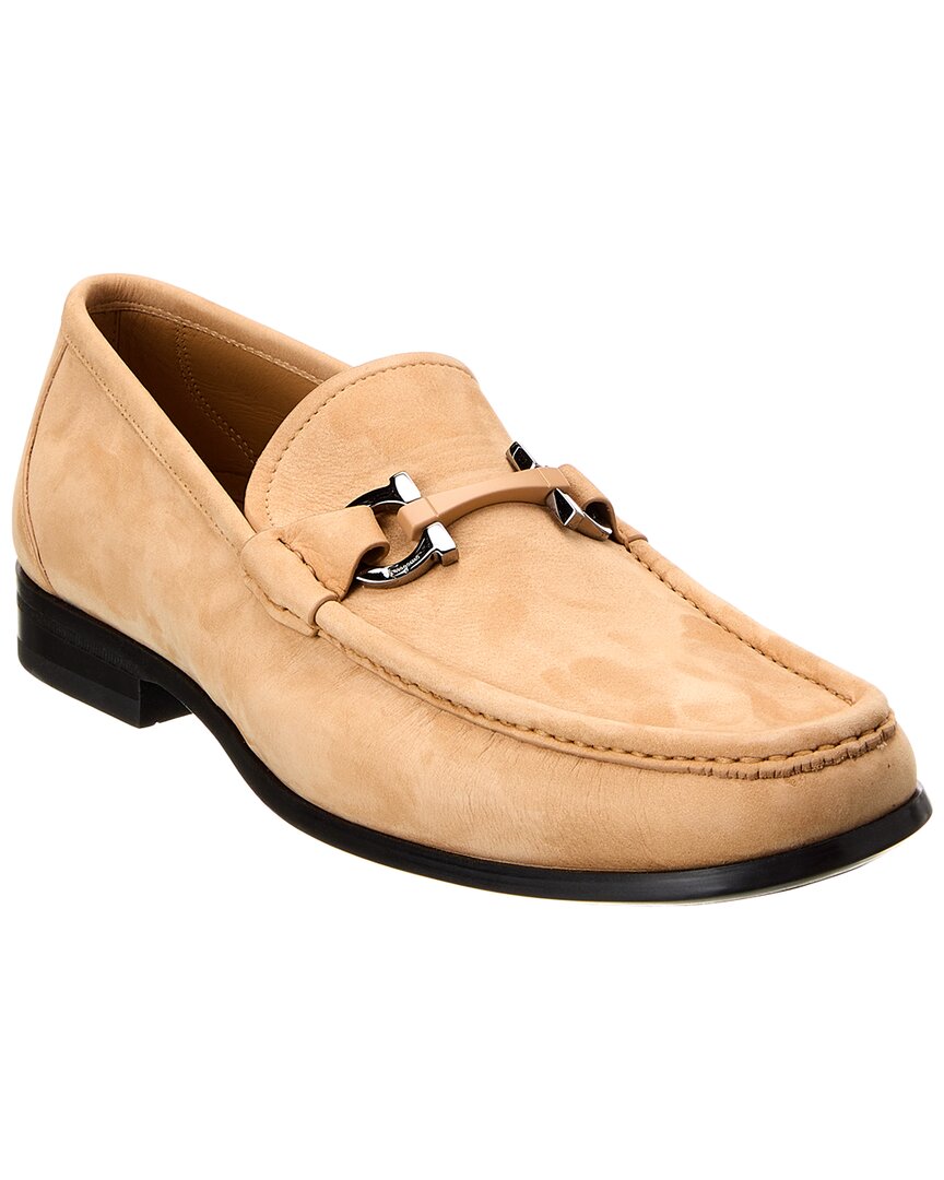 

Замшевые лоферы Ferragamo Grandioso Salvatore Ferragamo, коричневый