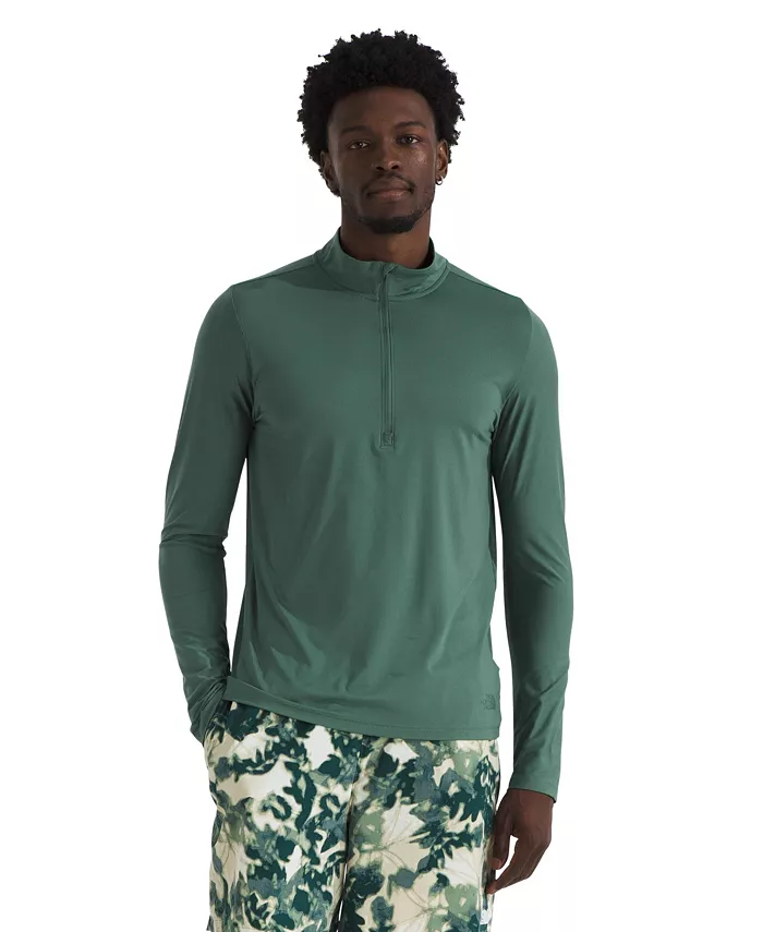 

Мужская футболка с молнией Dune Sky The North Face, зеленый