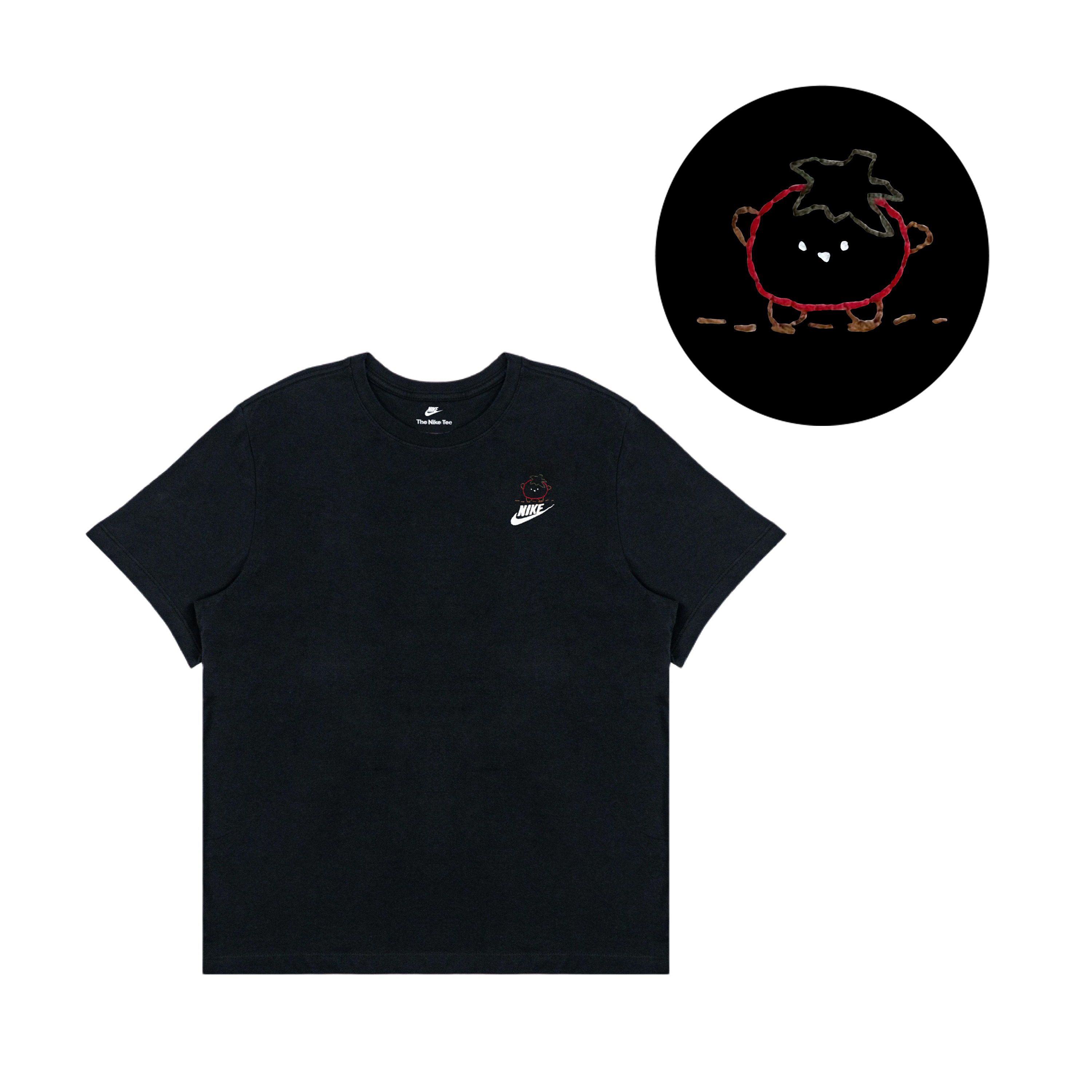 

Nike Футболка мужская черная, Черный, Nike Футболка мужская черная