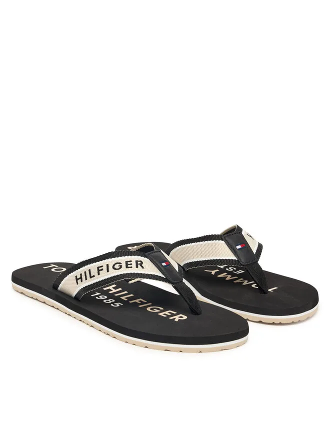 Tommy Hilfiger Спортивные шлепанцы FM0FM05805 черные — фото 3