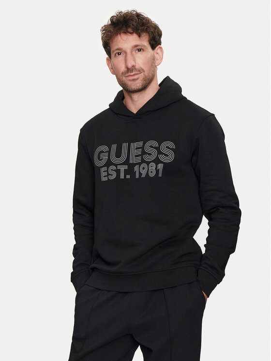 

Толстовка стандартного кроя Guess, черный