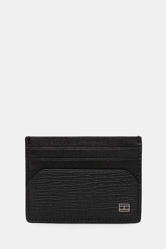 

Кожаный футляр для карт Tommy Hilfiger, черный