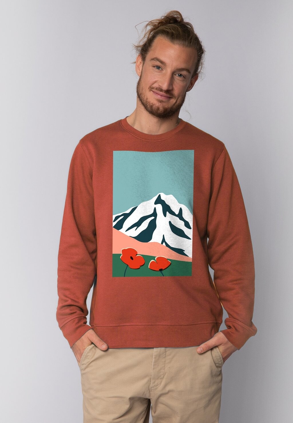 

Толстовка COUNTRYSIDE 04 watapparel, коричневый