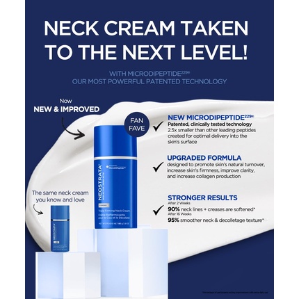 NEOSTRATA Skin Active Triple Firming Neck Cream Anti-Aging увлажняющий крем с MicroDiPeptide229 80 г Новая версия — фото 3