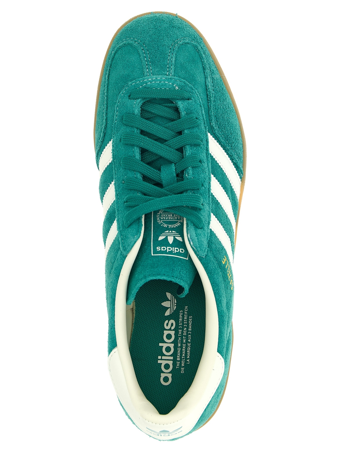 Кроссовки 'Gazelle Indoor' adidas Originals, зеленый — фото 4