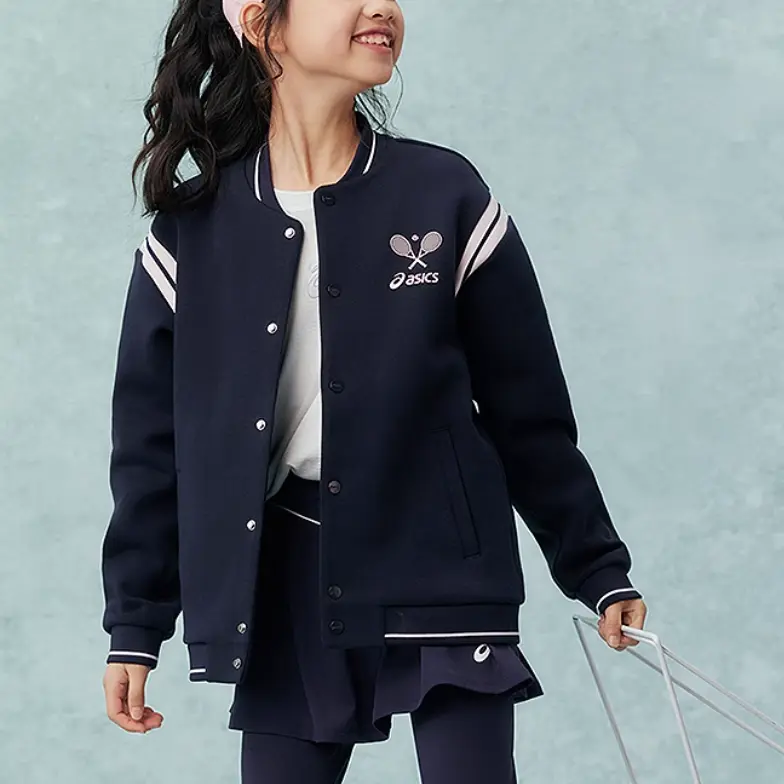 ASICS Бейсбольная куртка спортивная производительная navy blue для детей 3-7 лет — фото 3