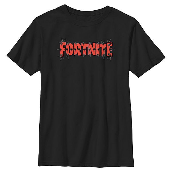 

Футболка с принтом Boys 6-20 spikes logo Fortnite