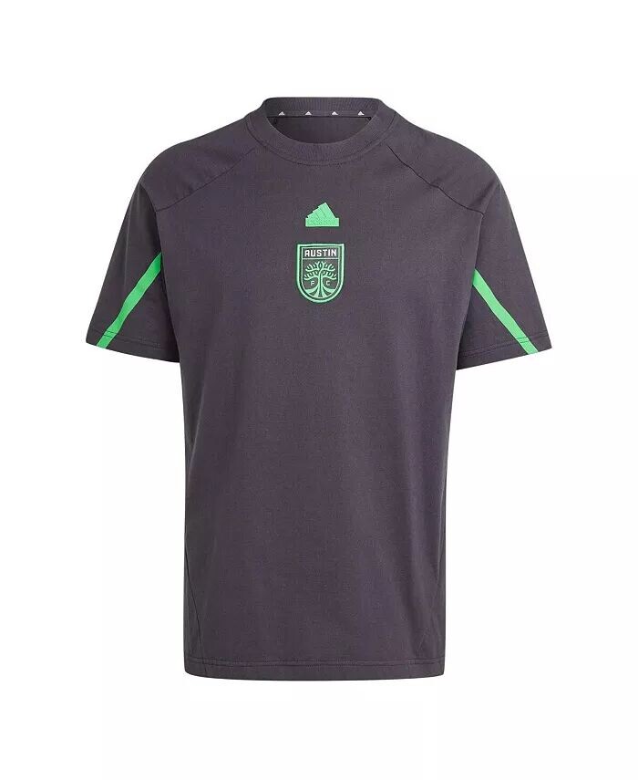 

Мужская черная футболка Austin FC 2024 Travel Raglan adidas