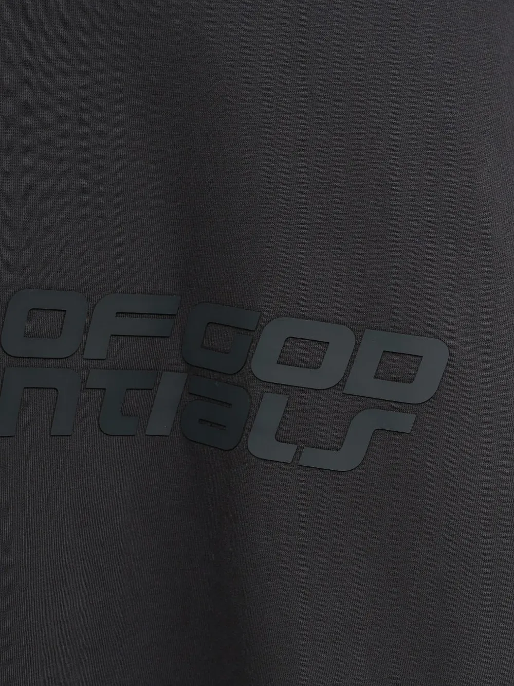 Футболка с логотипом в стиле 90-х Fear Of God Essentials, черный — фото 3
