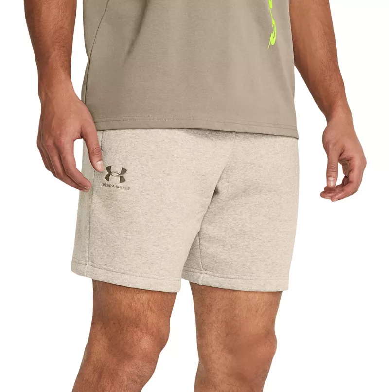 

Мужские флисовые шорты Under Armour Icon, цвет Tmbrwlf T LtHr/Tmbrwlf T