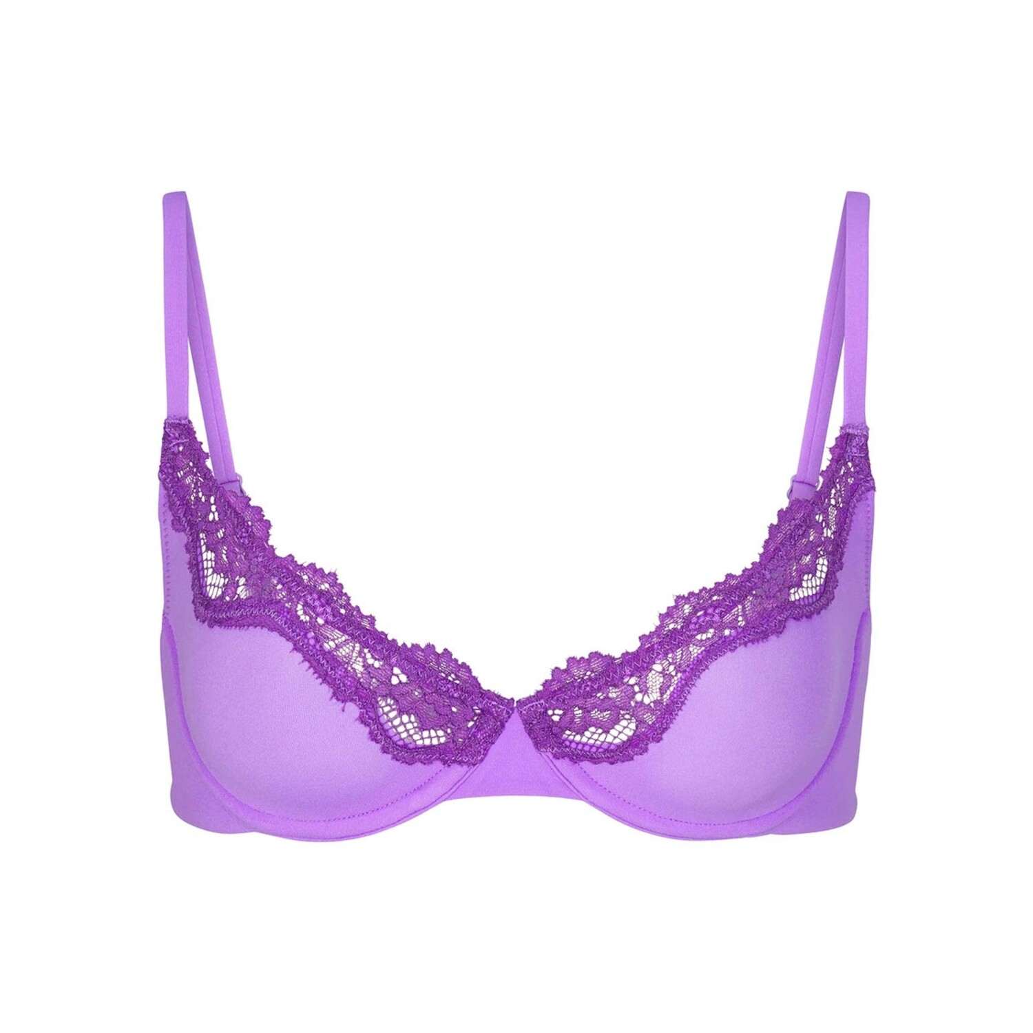 

Бюстгальтер scoop без подкладки SKIMS, цвет ultra violet tonal