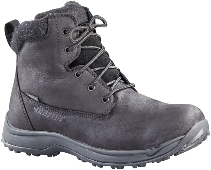 

Мужские ботинки Baffin TRURO водонепроницаемые, дышащие, теплые, с утеплителем, с амортизирующей подошвой, противоскользящие, северного уровня, кожаные, на щиколотку, черный