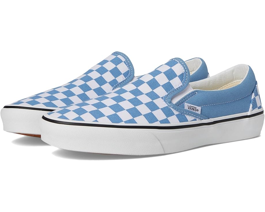 

Кроссовки Vans Classic Slip On Checkerboard, цвет Color Theory Checkerboard Heritage Blue