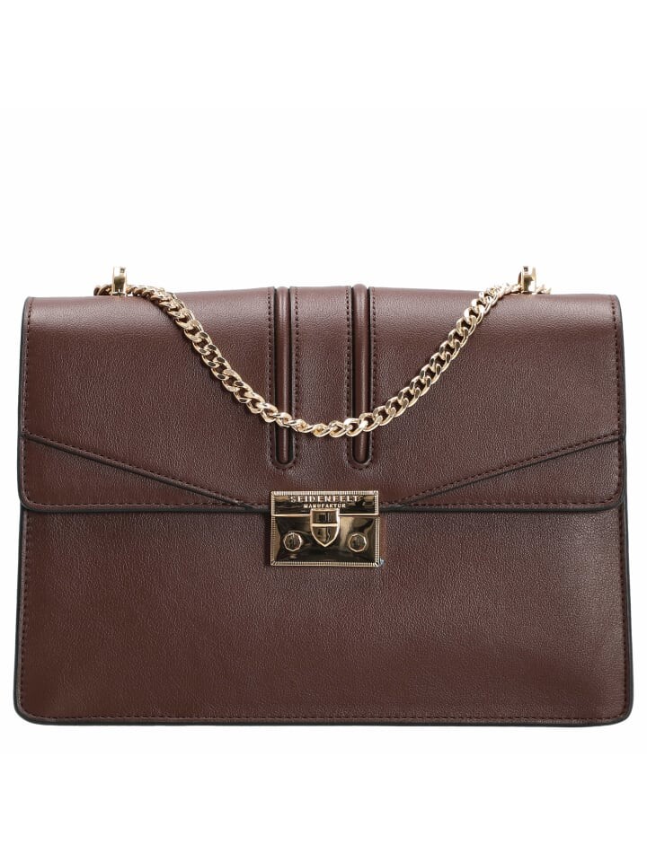 

Сумка через плечо Seidenfelt 28 cm, цвет oxblood/gold