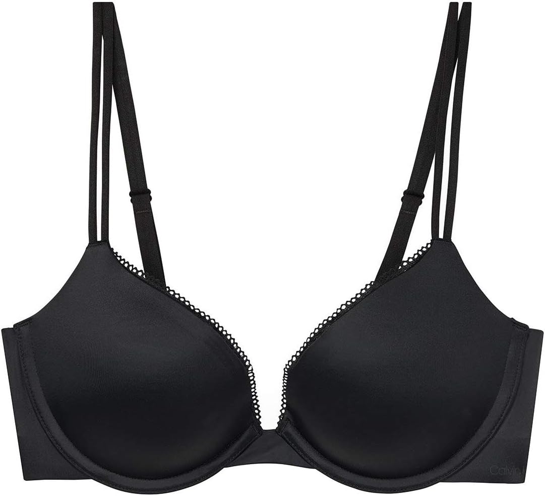 

Женский бюстгальтер без бретелек Calvin Klein Perfectly Fit Push Up #F2660, Black