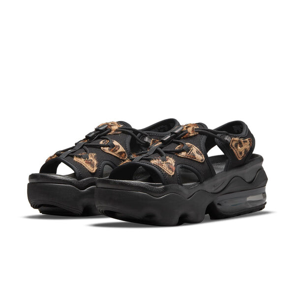 Тапочки air max koko sandals леопардовые Nike, черный — фото 3