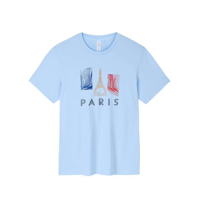 

Anta Футболка унисекс, бирюзовый, небесно-голубой, Синий, Anta Футболка унисекс, бирюзовый, небесно-голубой