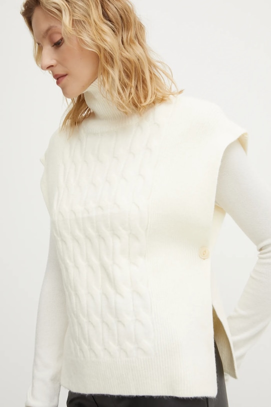 

Жилет с шерстью Answear.Lab, бежевый