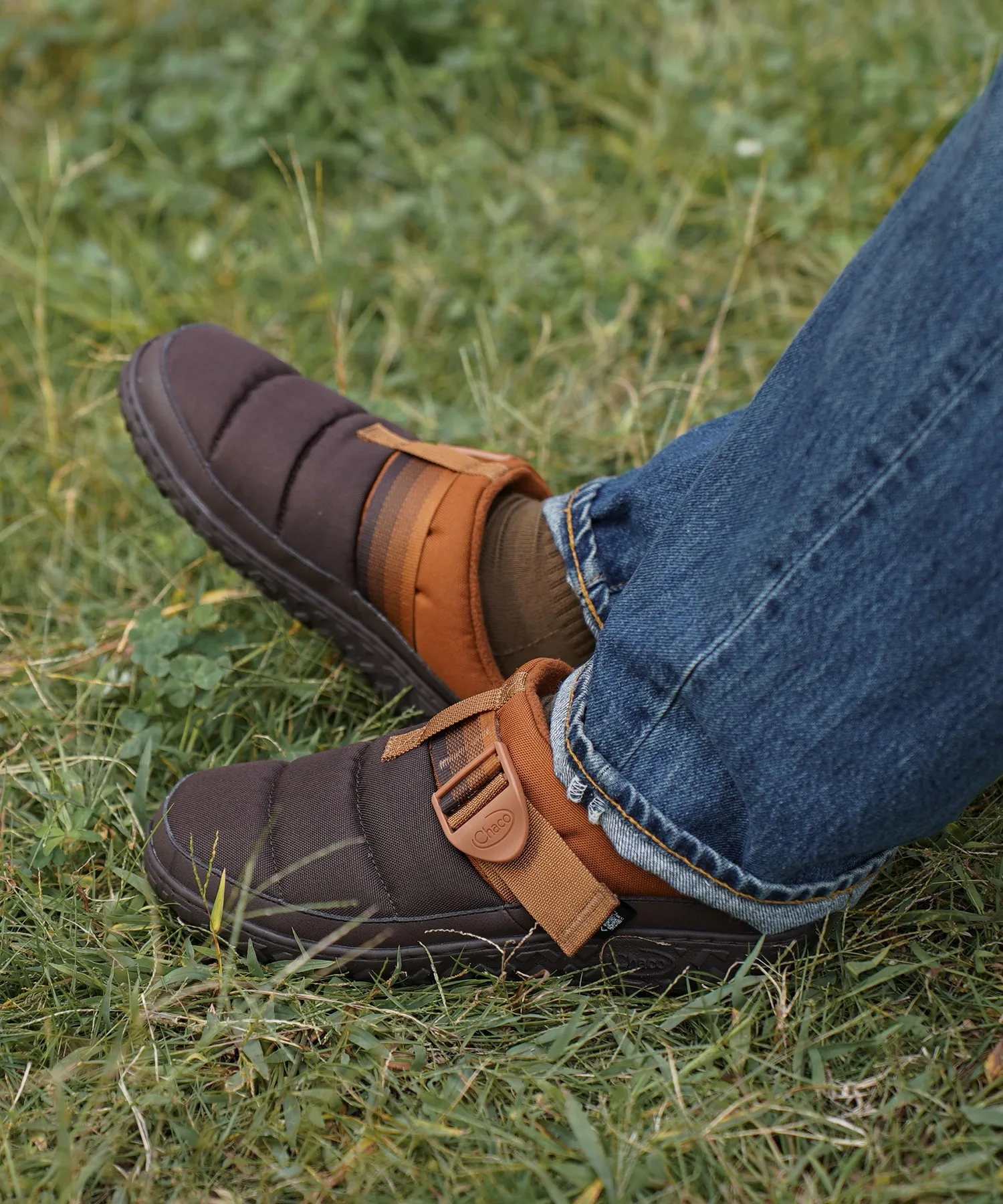 Мужские сандалии из канваса Chaco Ramble Rugged Canvas чёрные