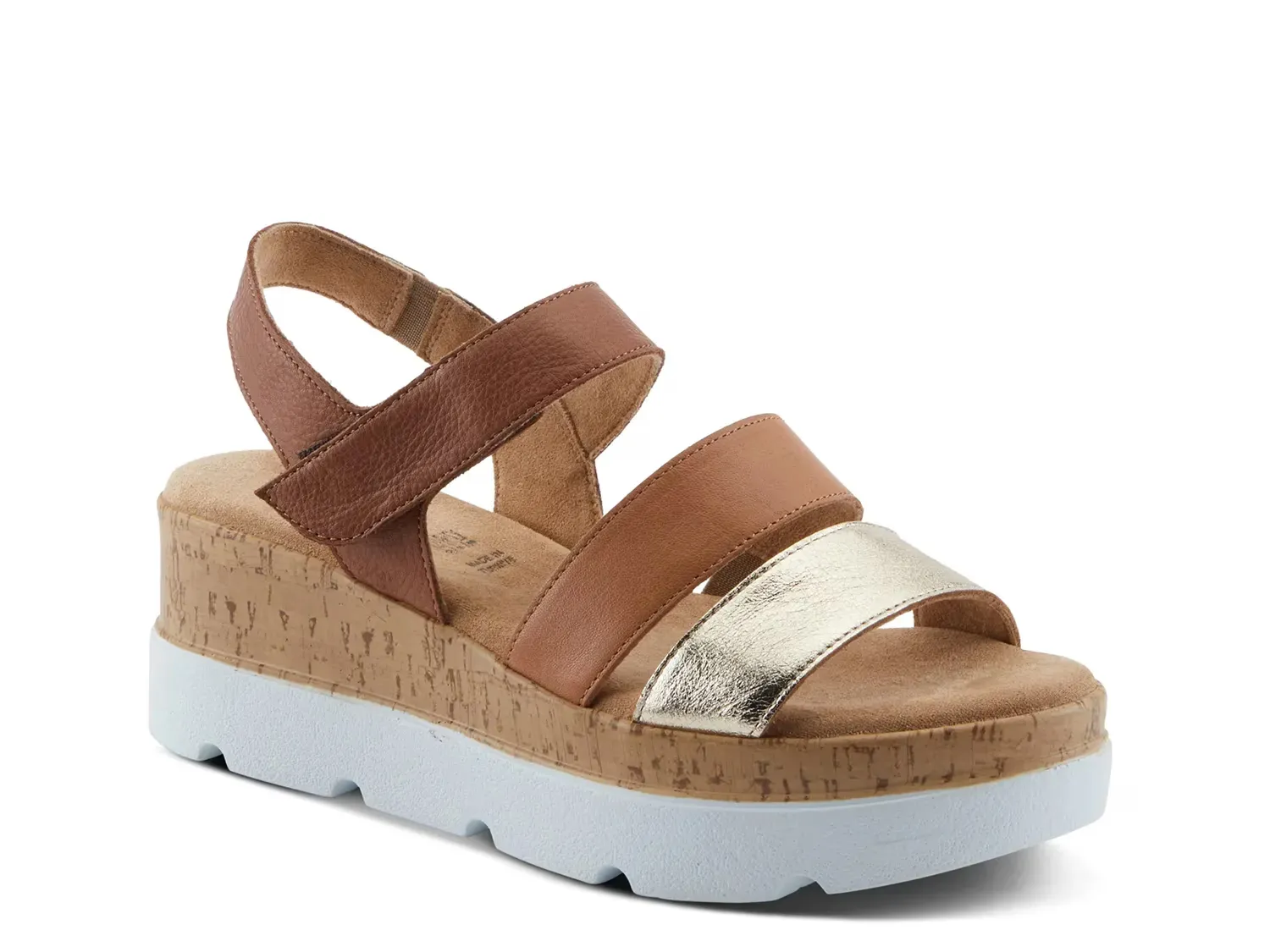 Сандалии Acey Wedge Spring Step, Cognac