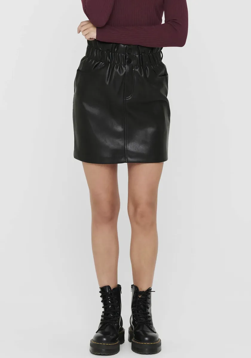 

Only юбка из искусственной кожи " Only MAIYA-MIRI FAUX LEATHER SKIRT", черный