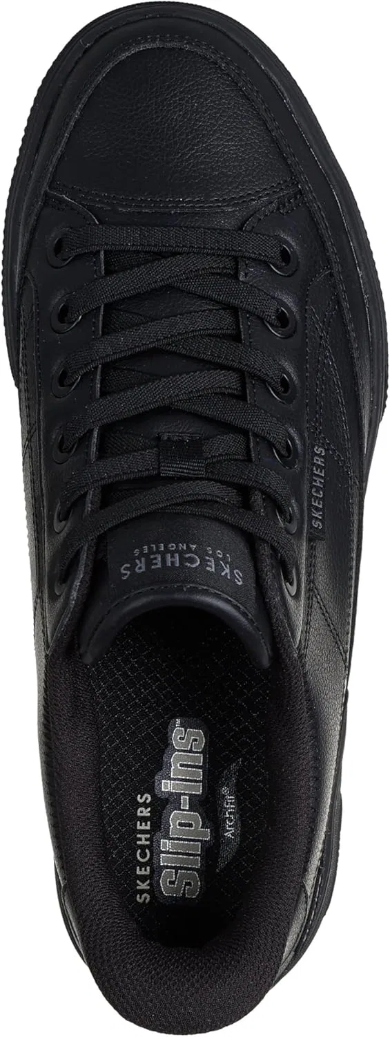 Мужские слипоны Skechers Arch Fit Arcade - Catch Ya There Hands Free, Black — фото 3