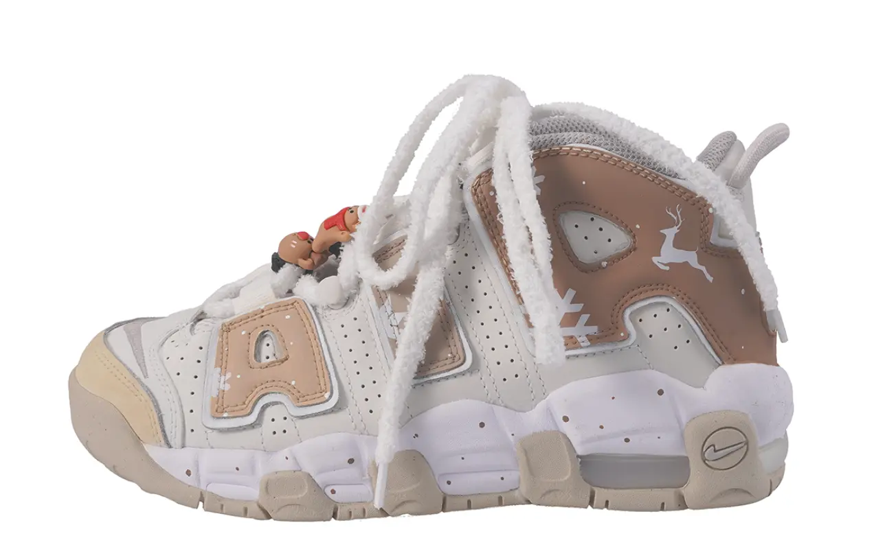 

Детские баскетбольные кроссовки Nike Air More Uptempo GS, Wheat