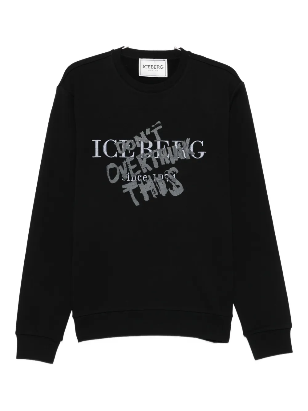 

Хлопковая толстовка с логотипом Iceberg, черный