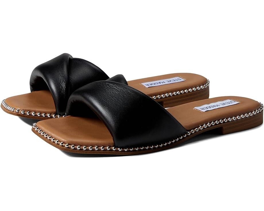 

Сандалии Steve Madden Abay Flat Sandal, черный