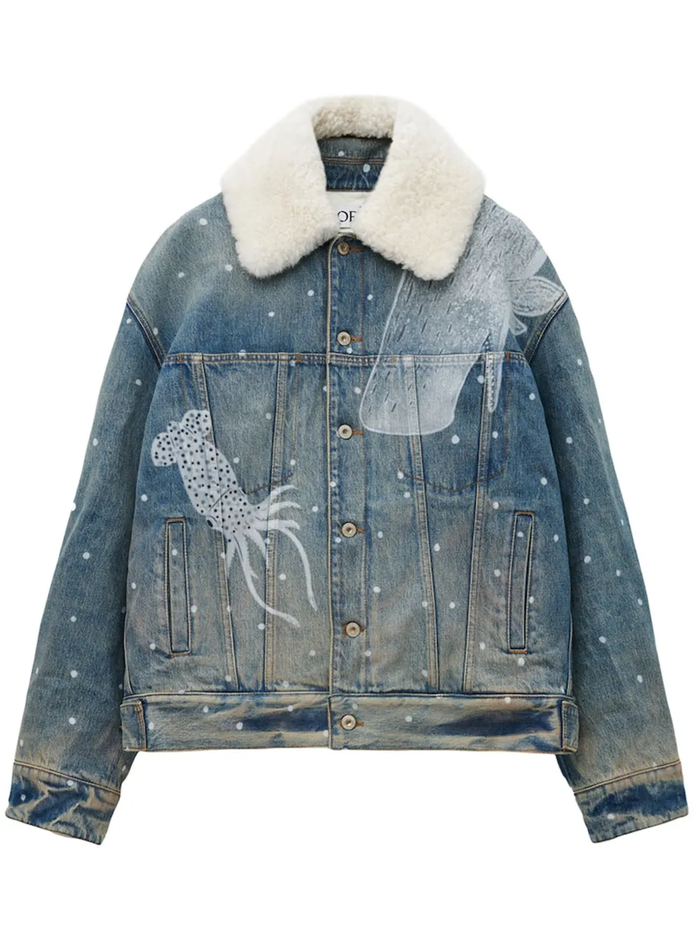 

Джинсовая куртка X Suna Fujita Loewe, синий