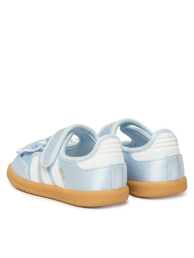 Adidas Балетки «Самба Джейн» от Disney, модель IH1760, небесно-голубого цвета — фото 3