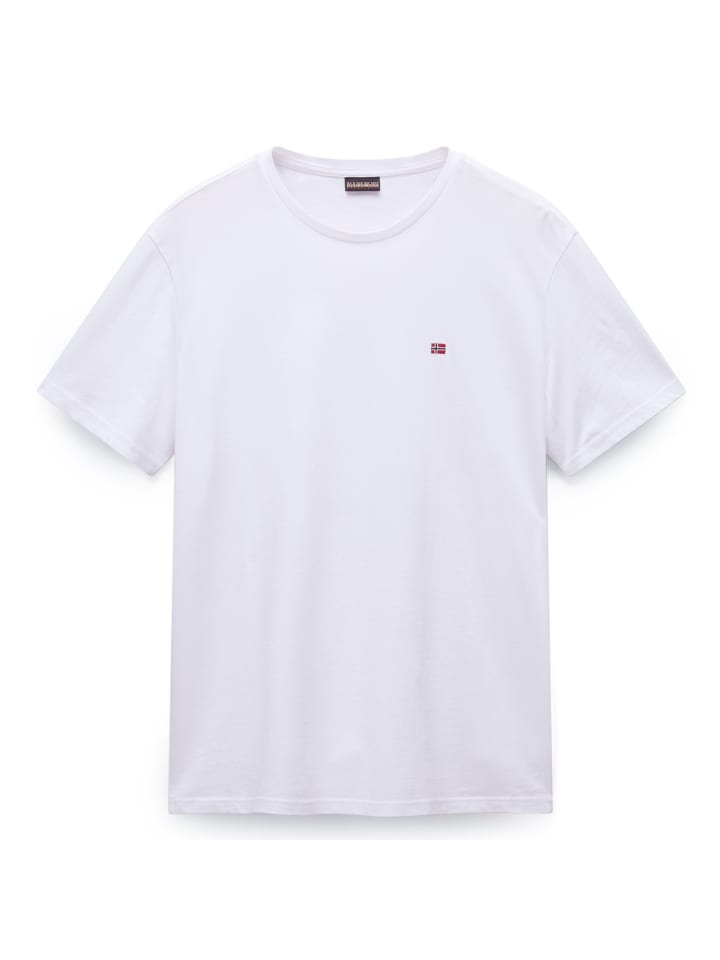 

Футболка, 1 шт., белого цвета Napapijri, Белый, Футболка, 1 шт., белого цвета Napapijri