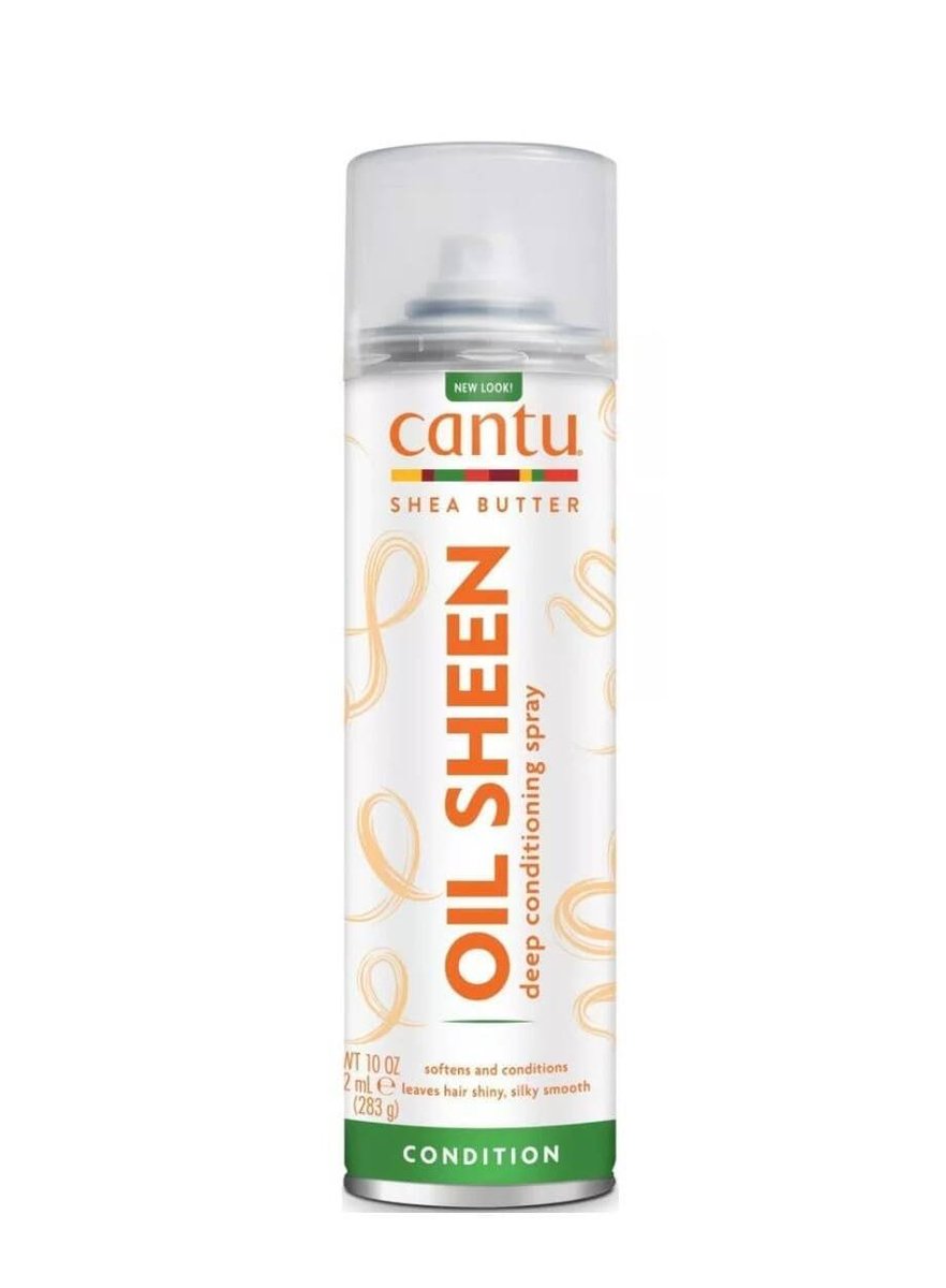 

Cantu Oile Sheen Deep Conditioning Spray, глубоко увлажняющий и придающий блеск кондиционер-спрей 382 мл