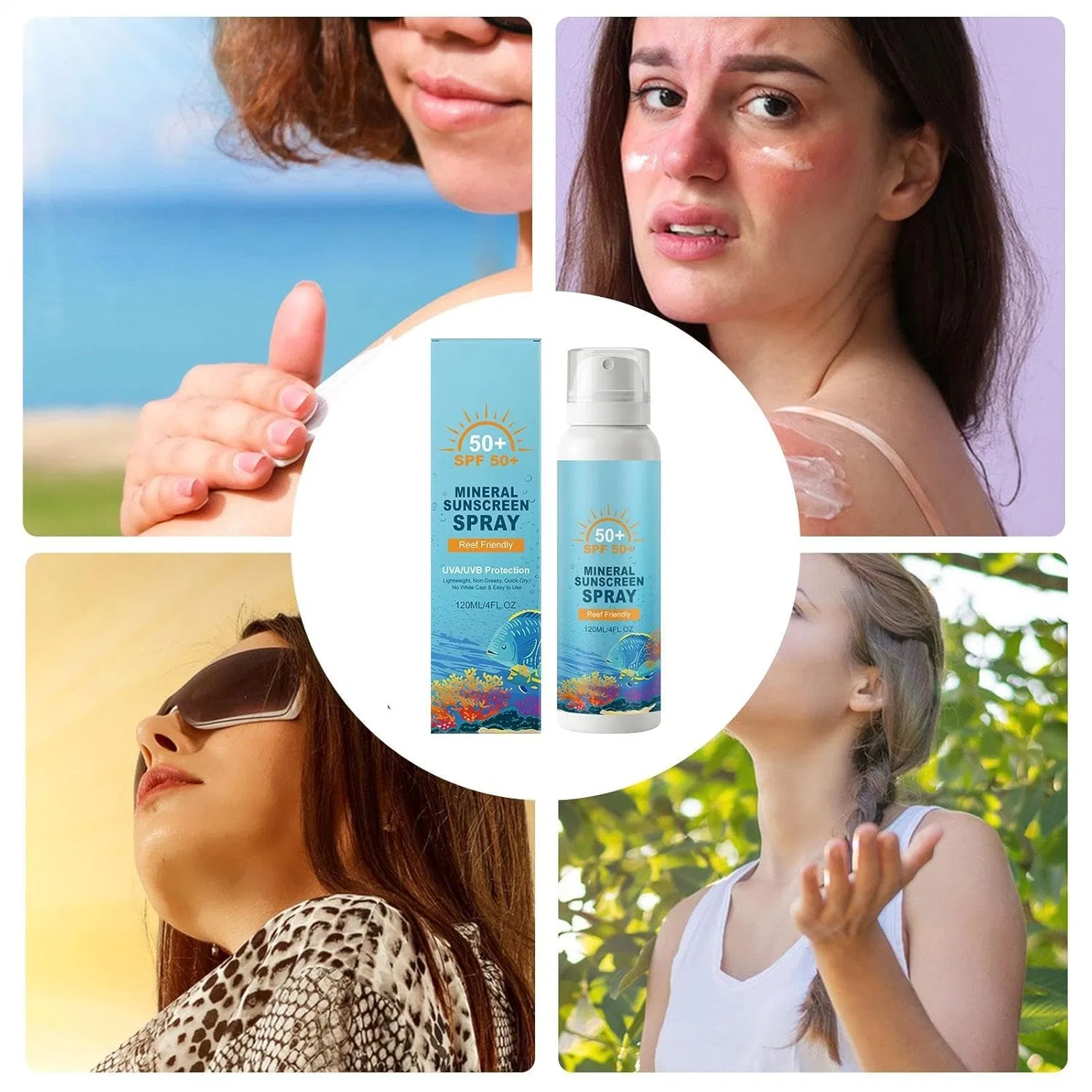 Спрей солнцезащитный SPF50 с защитой UVA/UVB Generisch — фото 4