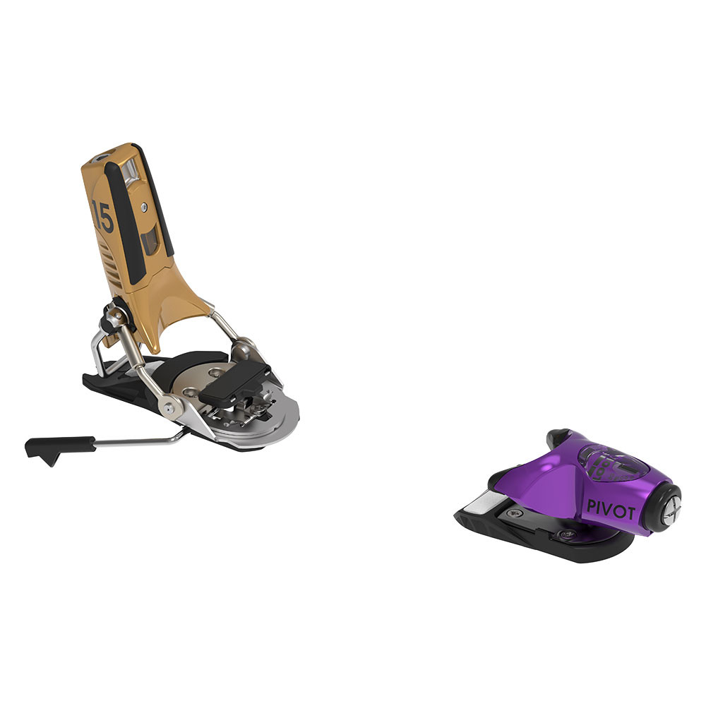 

Крепления для лыж Look Pivot 2.0 15 GW 115 (фиолетовые/золотые) - зима 2026 года, Purple/Gold