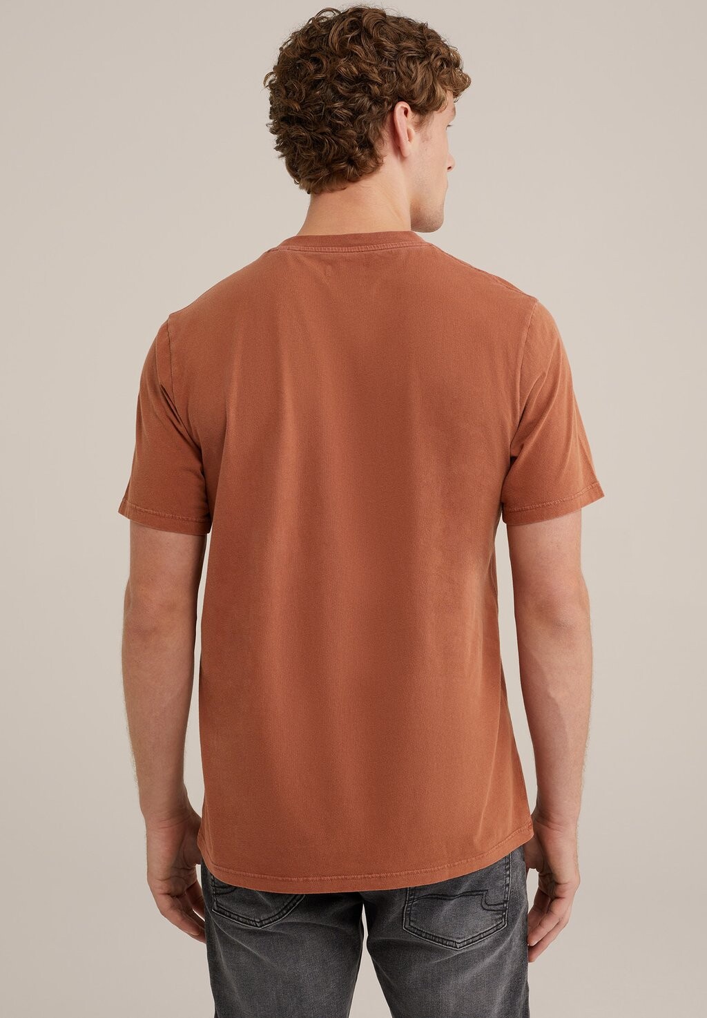 

Базовая футболка WE Fashion, цвет Mottled Brown