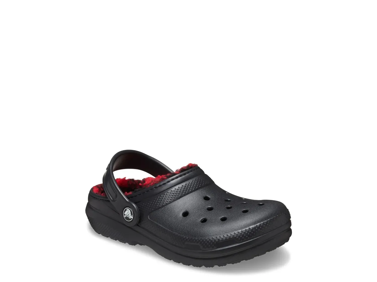 

Crocs Classic Lined Buff Check Clog - детские, черные