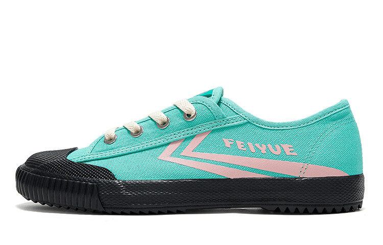 

Холщовые кеды женские с низким верхом Feiyue, красный/зеленый