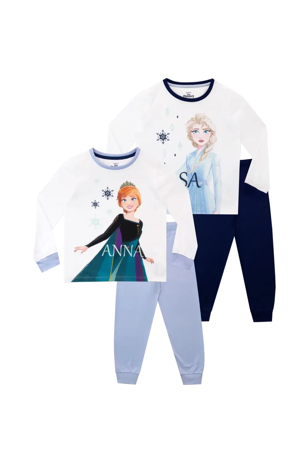 Пижама Disney с Эльзой и Анной, 2 шт, белый