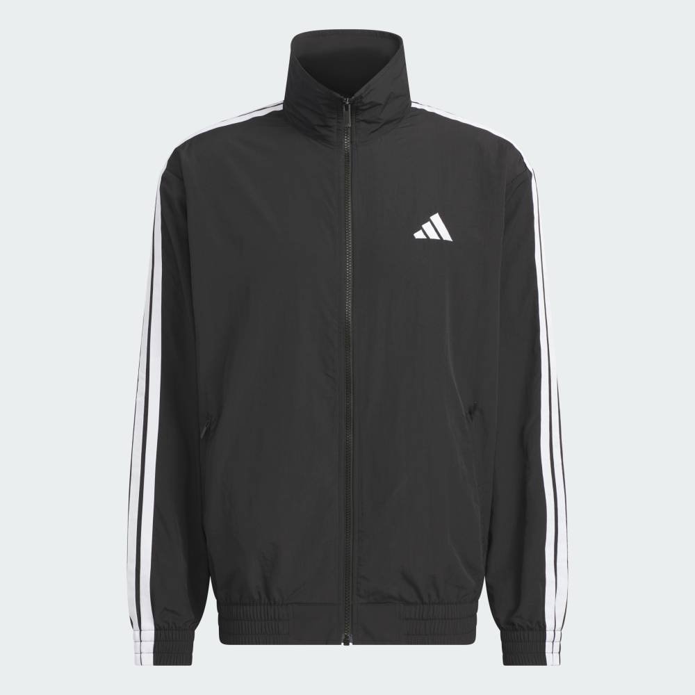 Легкие брюки и тканая спортивная куртка Adidas, black — фото 4