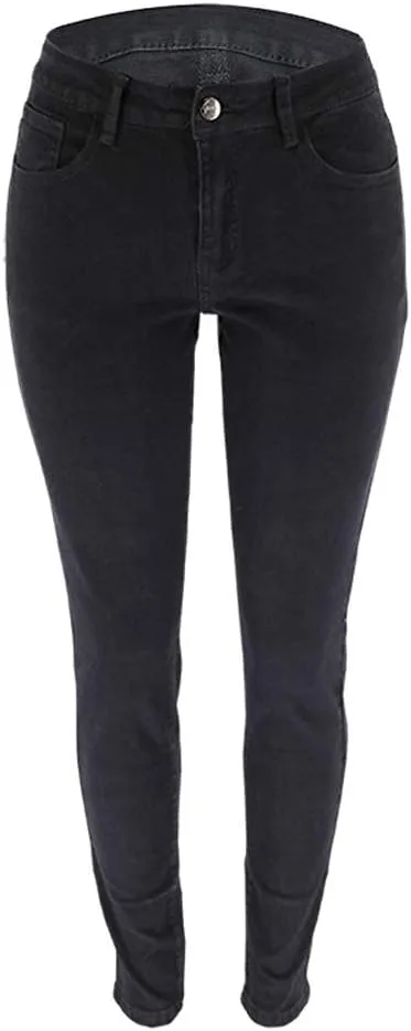 

Chowsir женские джинсы Mid Waist Skinny с высокой эластичностью