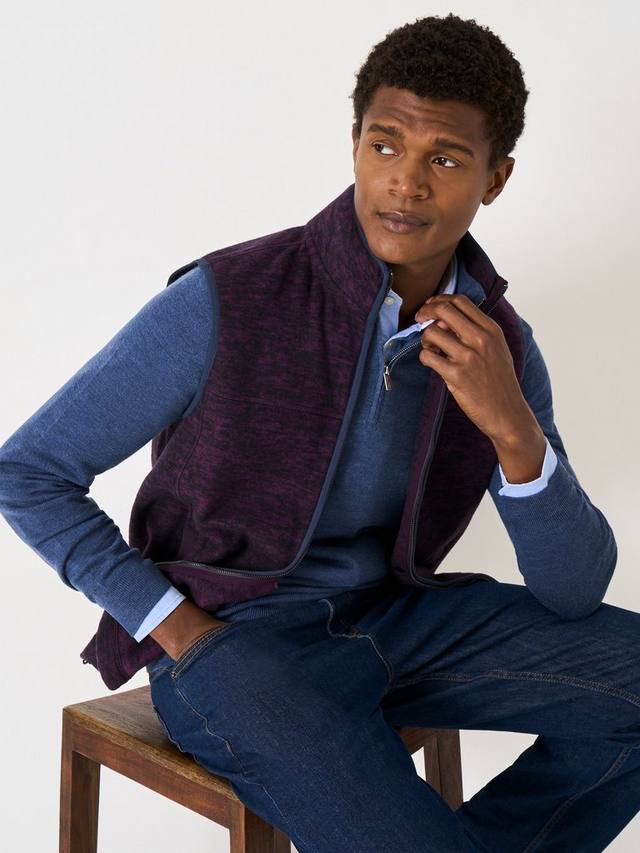 

Спортивный жилет Space Dye Crew Clothing, Burgundy Red