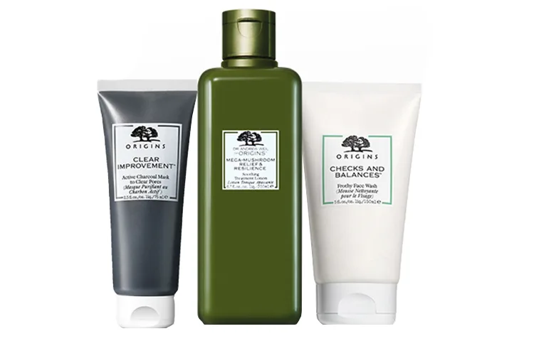 ORIGINS Набор для очищения и восстановления кожи с грибом рейши, Ganoderma Water 200ml+Doll 75ml+Bubbles Cleanser Mousse 150ml — фото 2