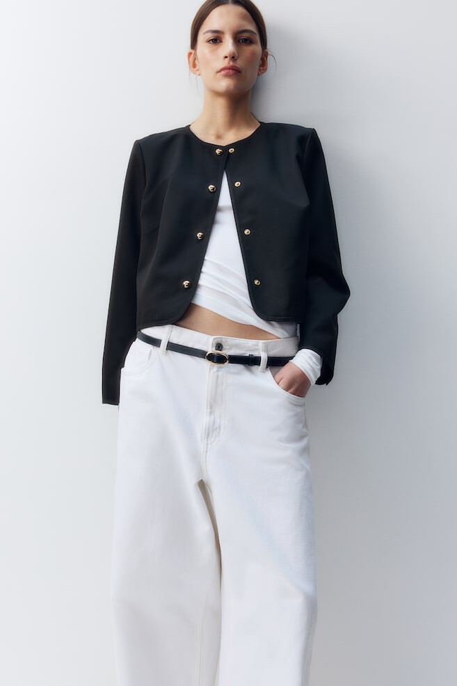 

Короткая куртка H&M, черный