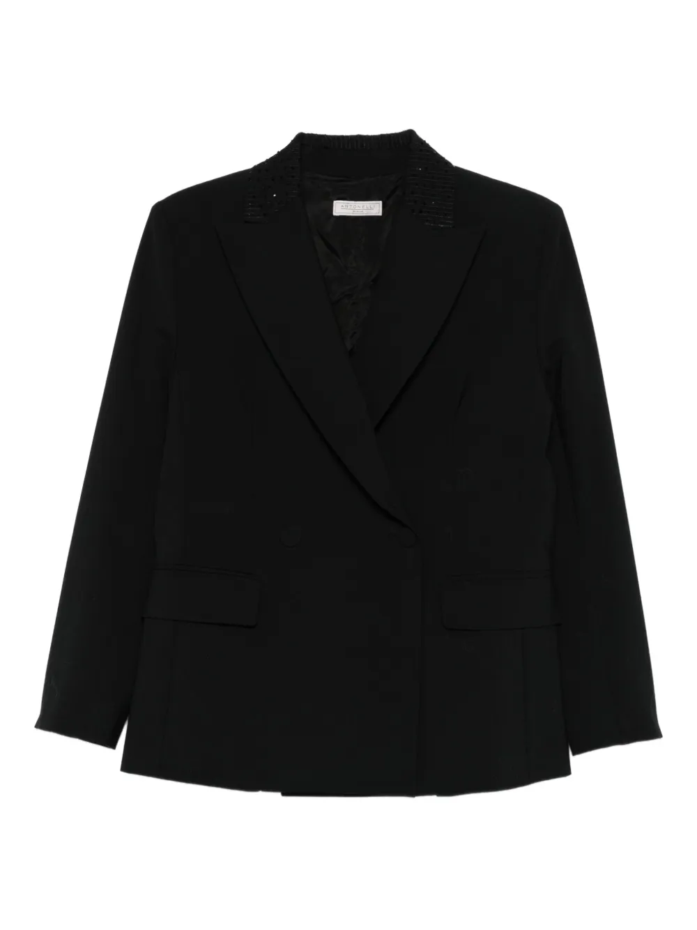 

Двубортный пиджак Antonelli, черный