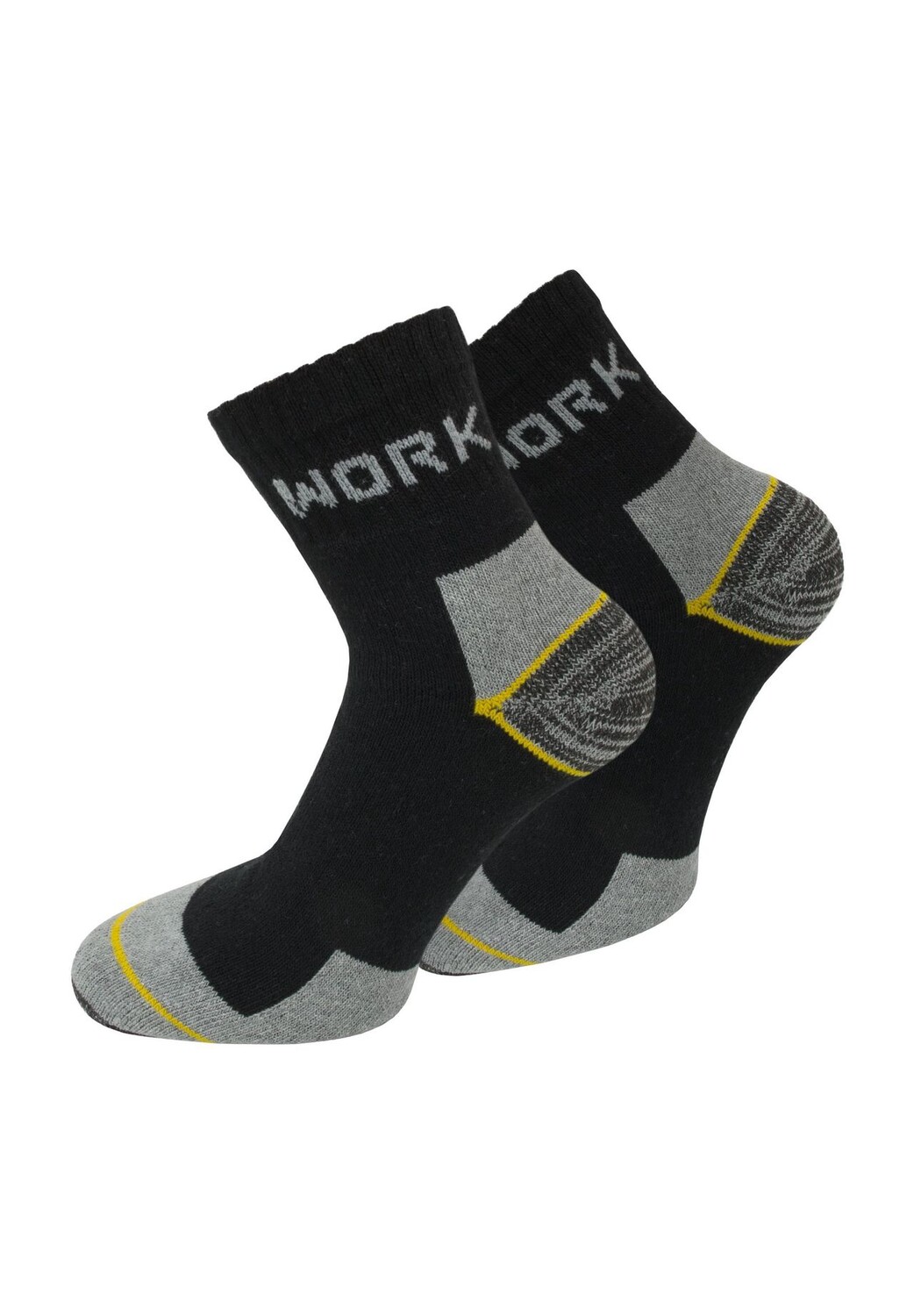 

6 пар рабочих носков с коротким голенищем Work Short normani, цвет Schwarz Grau Gelb