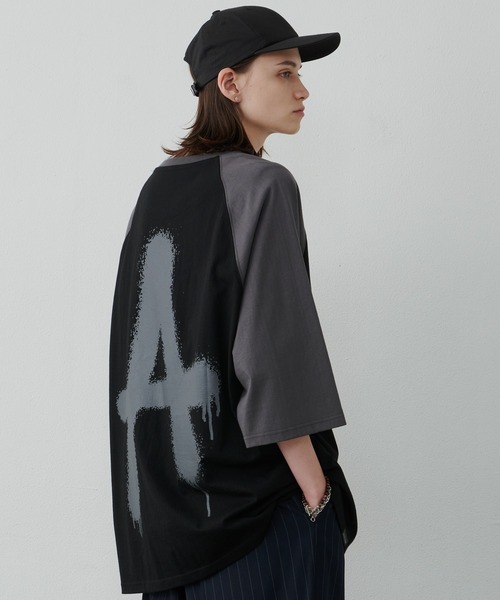 

Футболка с рукавом реглан AIVER, черный