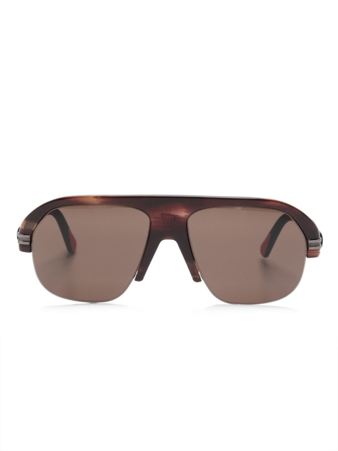 

Moncler Eyewear солнцезащитные очки-пилоты, коричневый